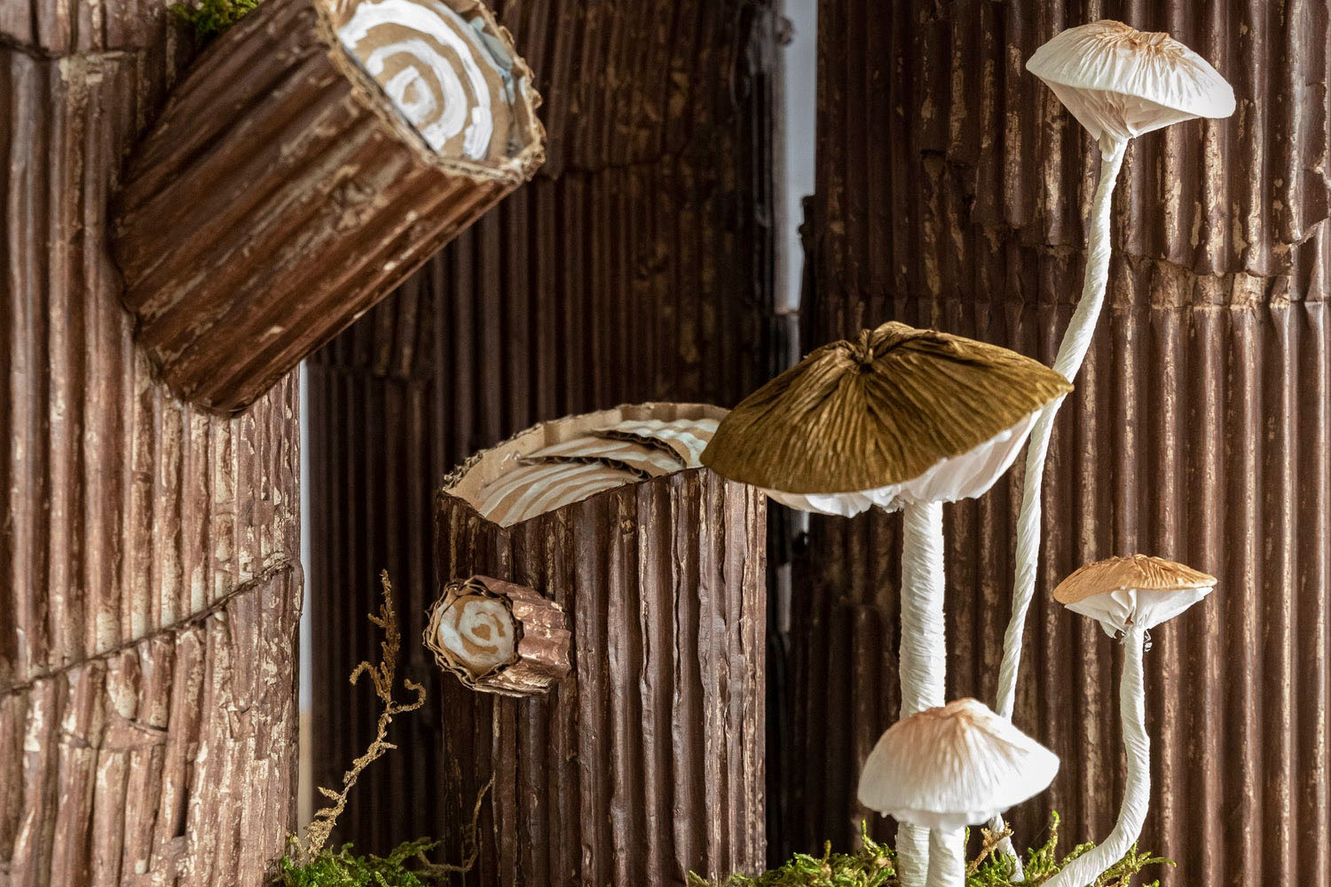 How To Make Crepe Paper Mushrooms