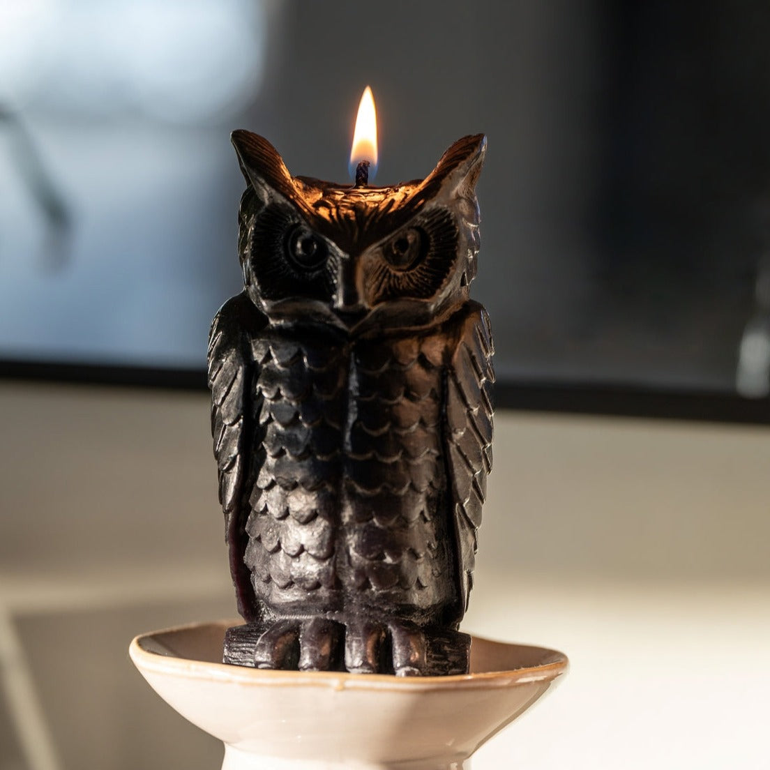 Beeswax Wise Owl Candle