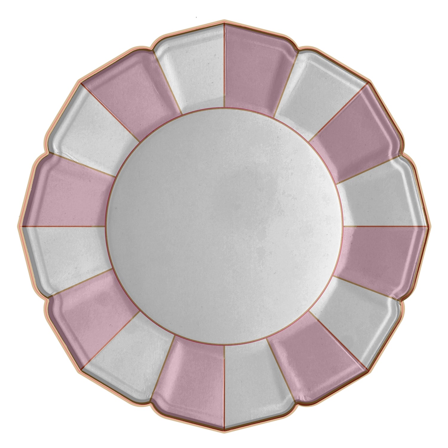 Close up of Pink Candy Dinner Plate