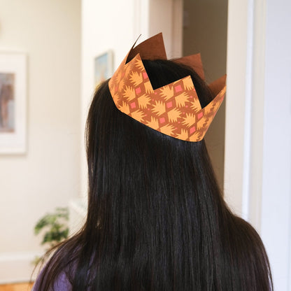 East End Press Yellow Paper Party Crown.