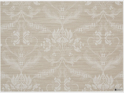 Flax Damask Rectangle Placemat 