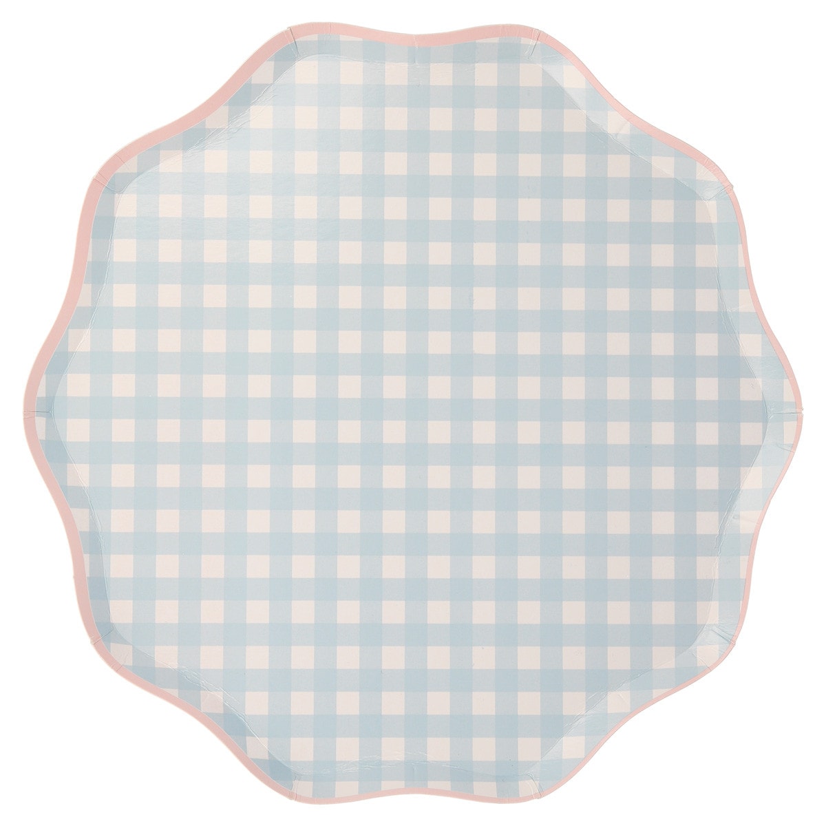 Gingham Paper Plates by Meri Meri