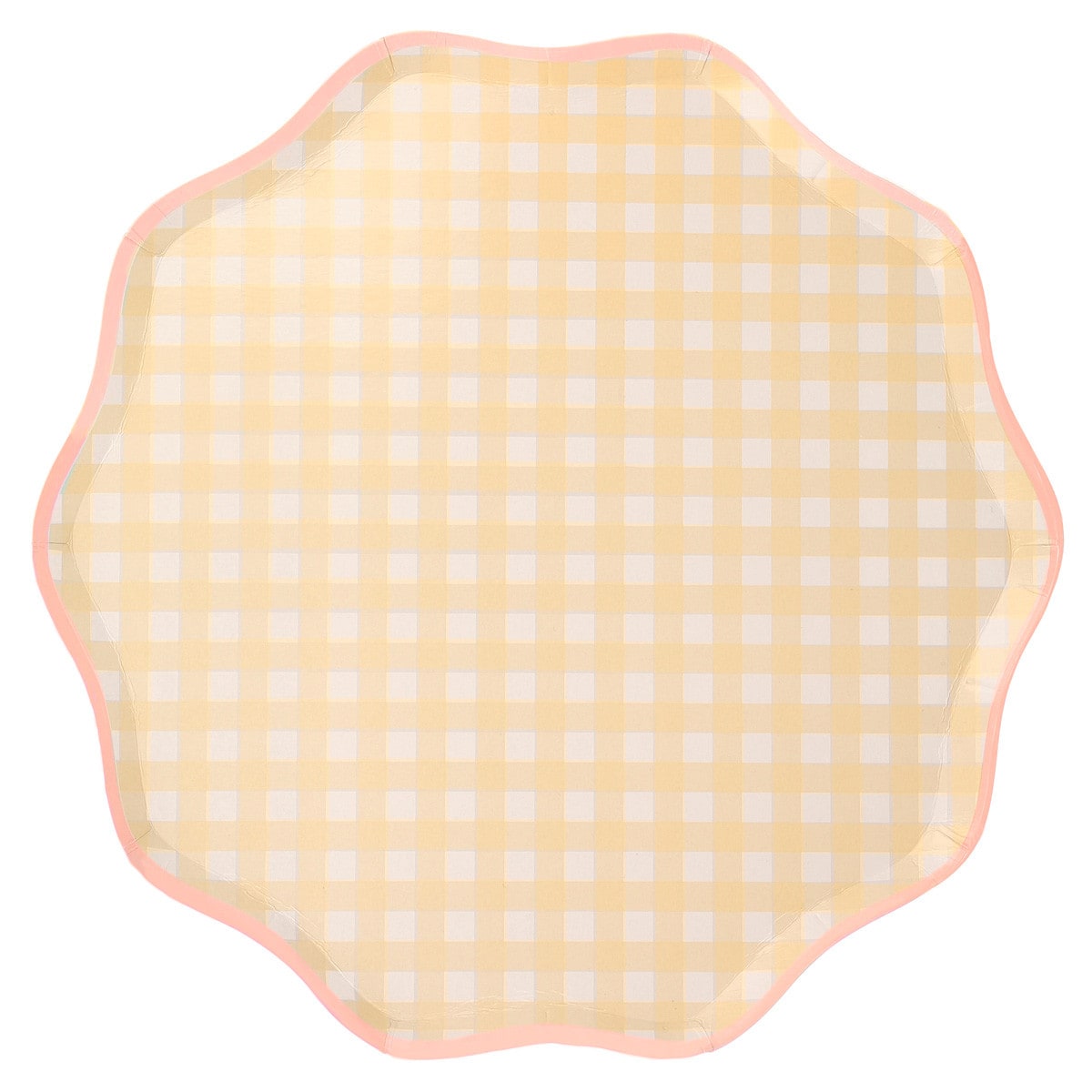 Gingham Paper Plates by Meri Meri