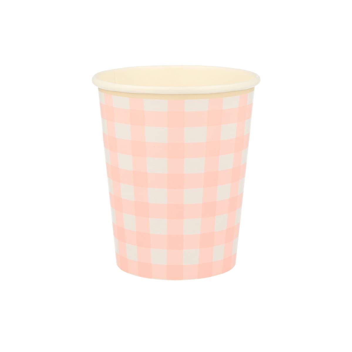 Gingham Cups