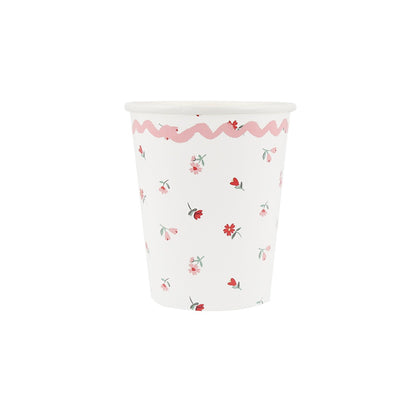 Vintage Rose Heart Cups by Meri Meri