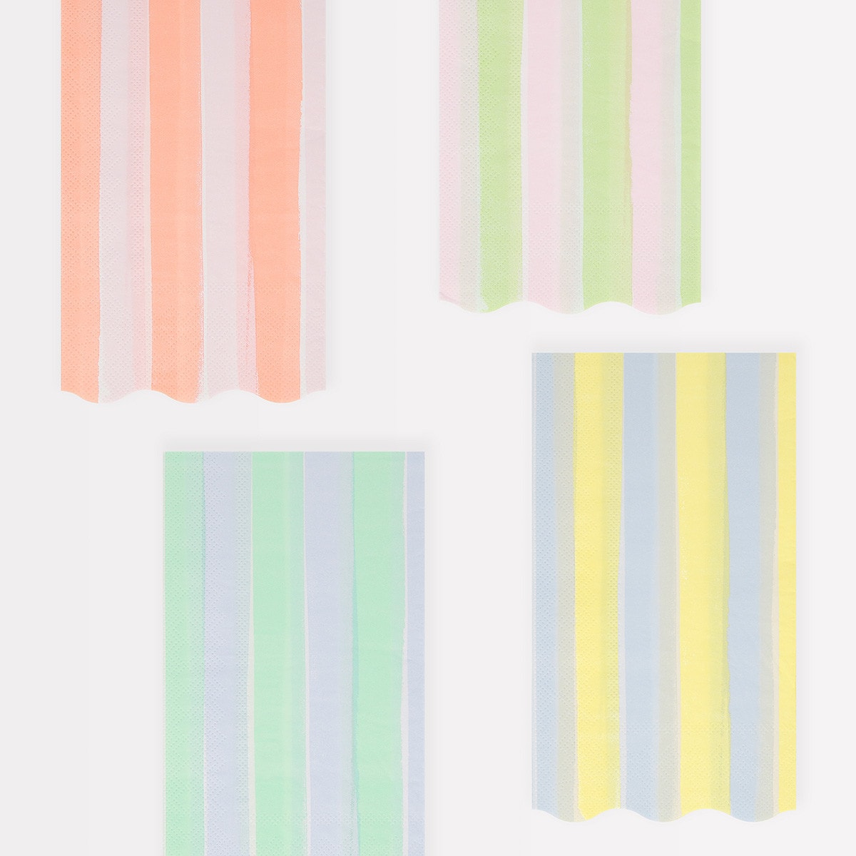 Guest Pastel Stripe Paper Napkins