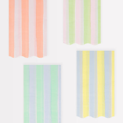 Guest Pastel Stripe Paper Napkins