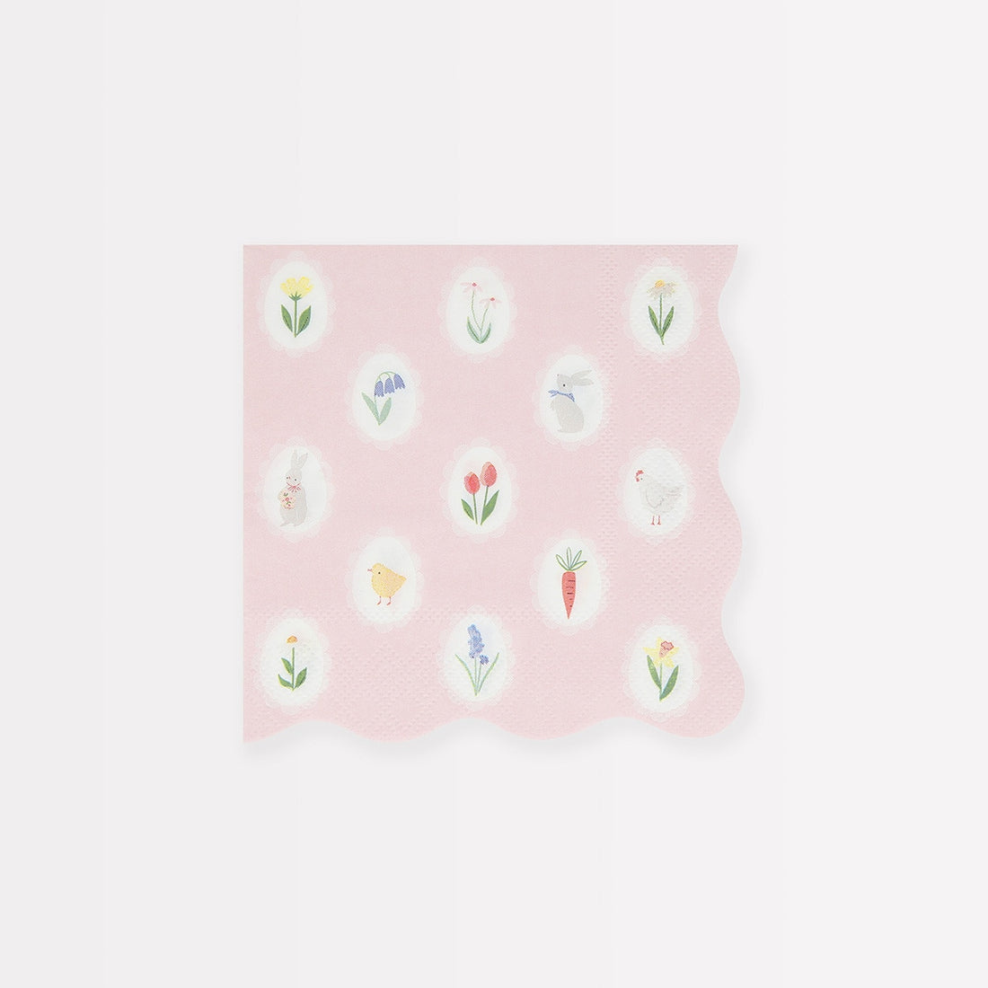 Large Easter Cameo Napkin