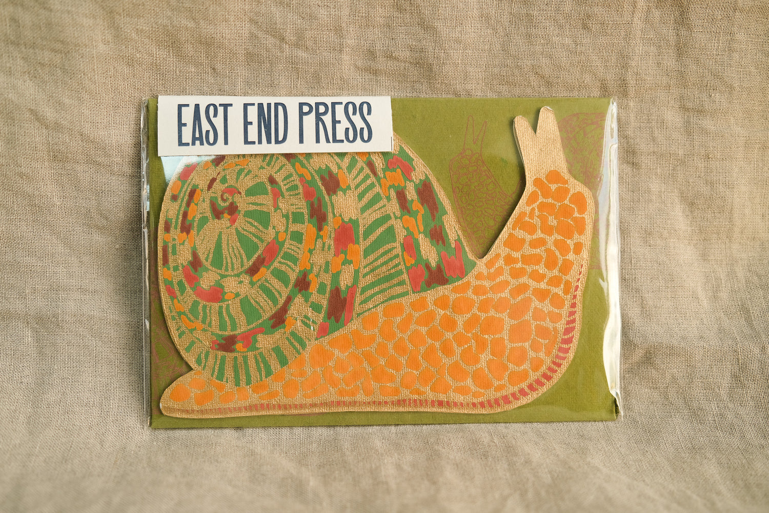 Snail Greeting Card by East End Press. 