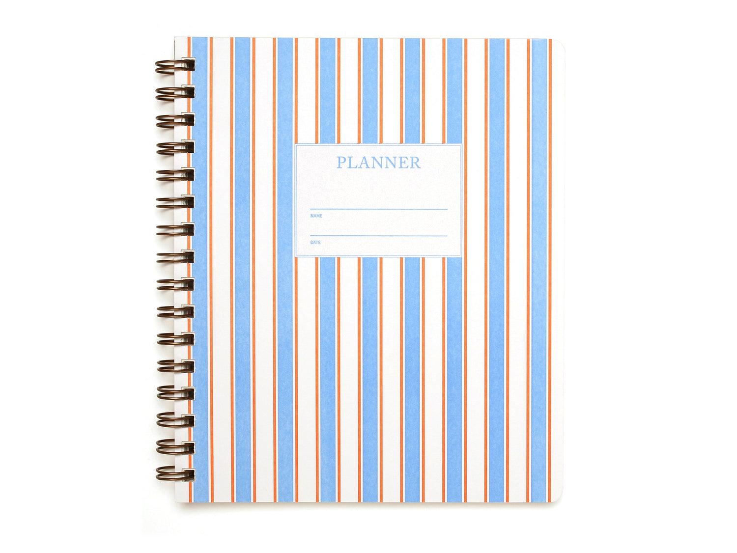 French Stripes Undated Letter Press Planner.