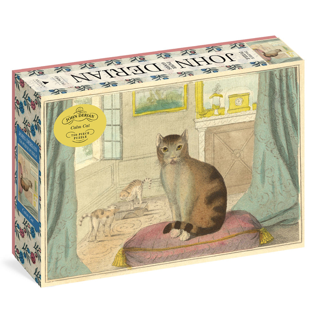 John Derian: Calm Cat 750 Piece Puzzle