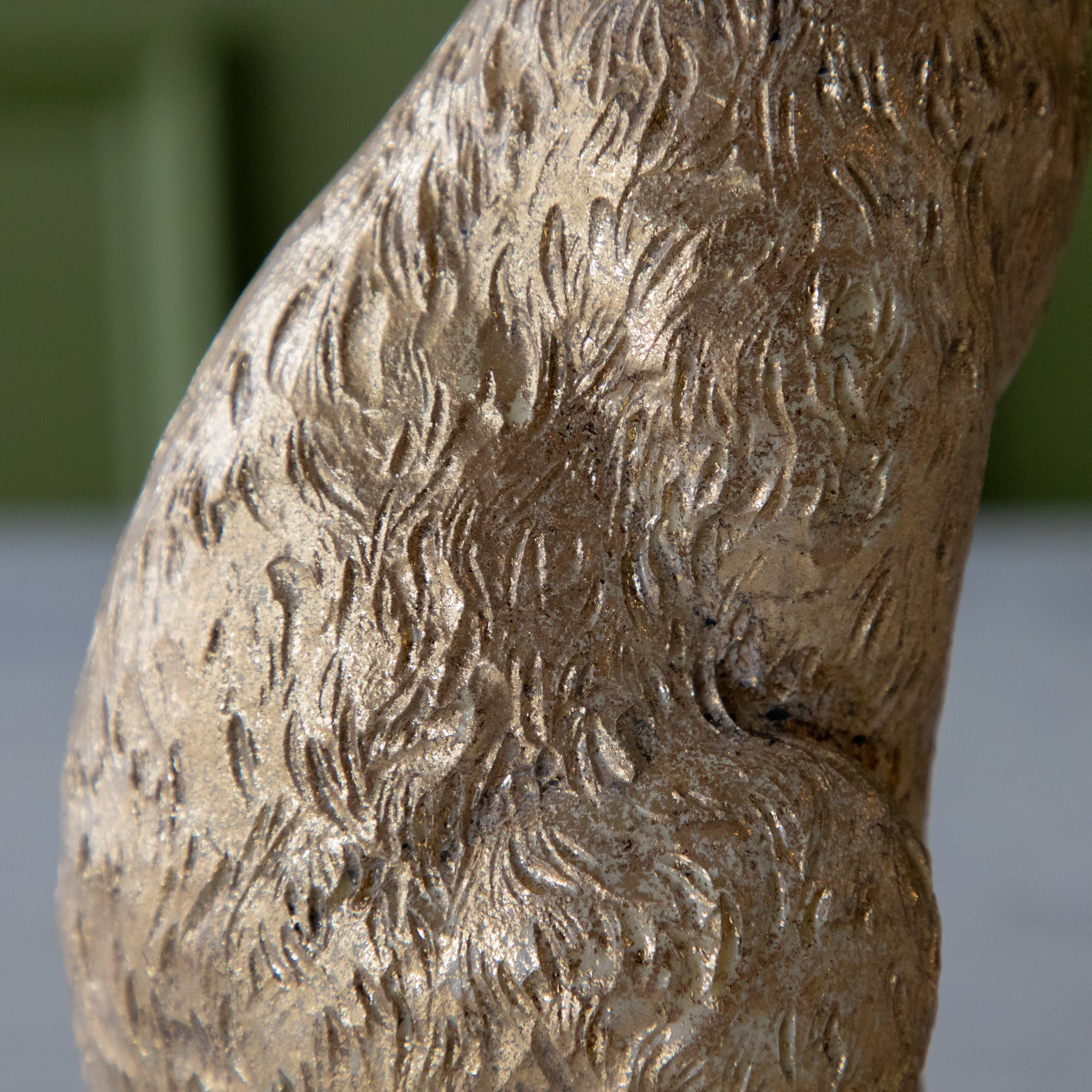 A close up of the Gold Leaf Rabbit body.