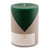 Hunter Green Taper Candle in packaging