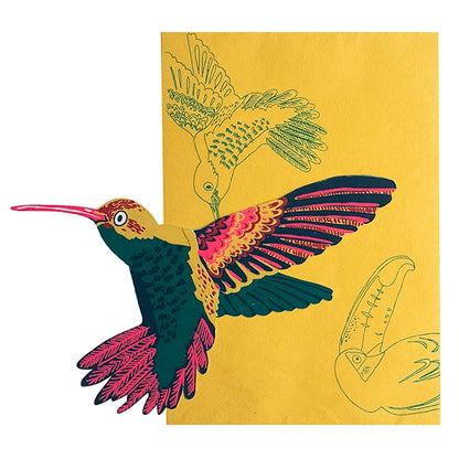 Hummingbird Greeting Card by East End Press. 