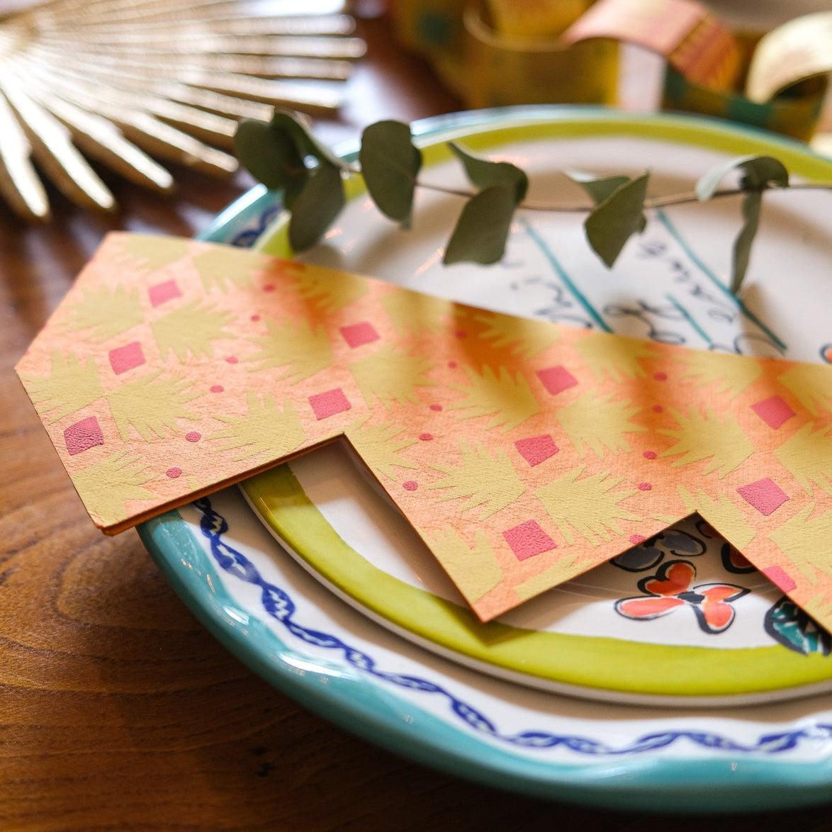 East End Press Yellow Paper Party Crown. 