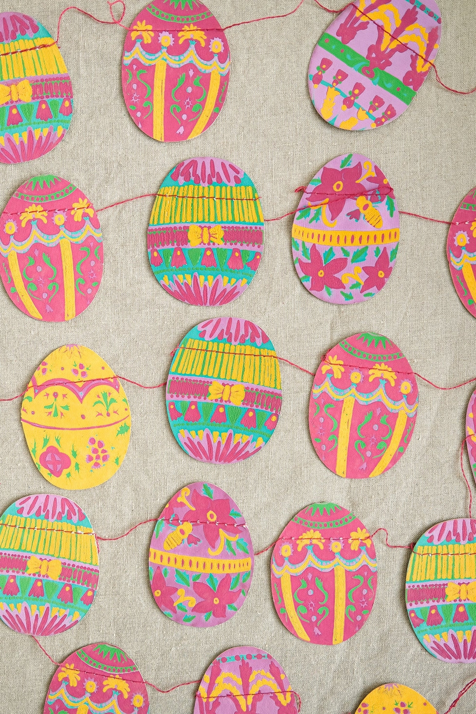 Easter Egg Garland by East End Press. 