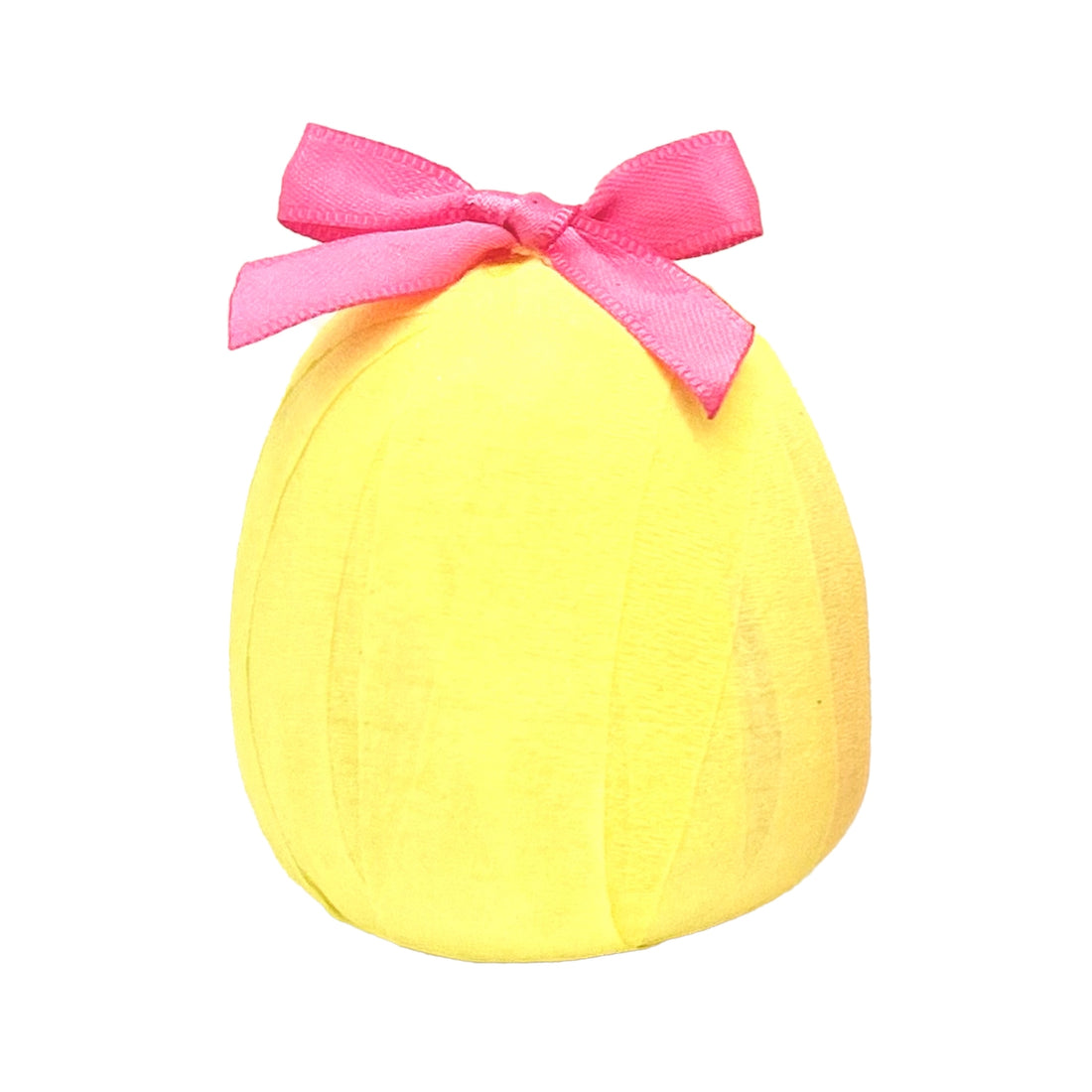 Yellow Easter Egg shaped surprize ball. 