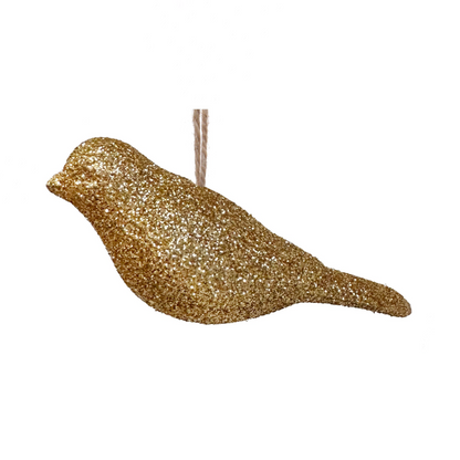 Gold Glitter Bird