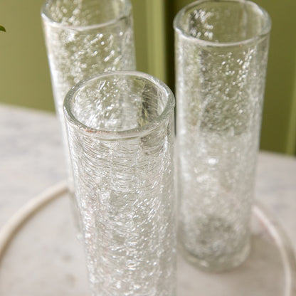 Norwell Champagne Flutes on a pedestal stand.