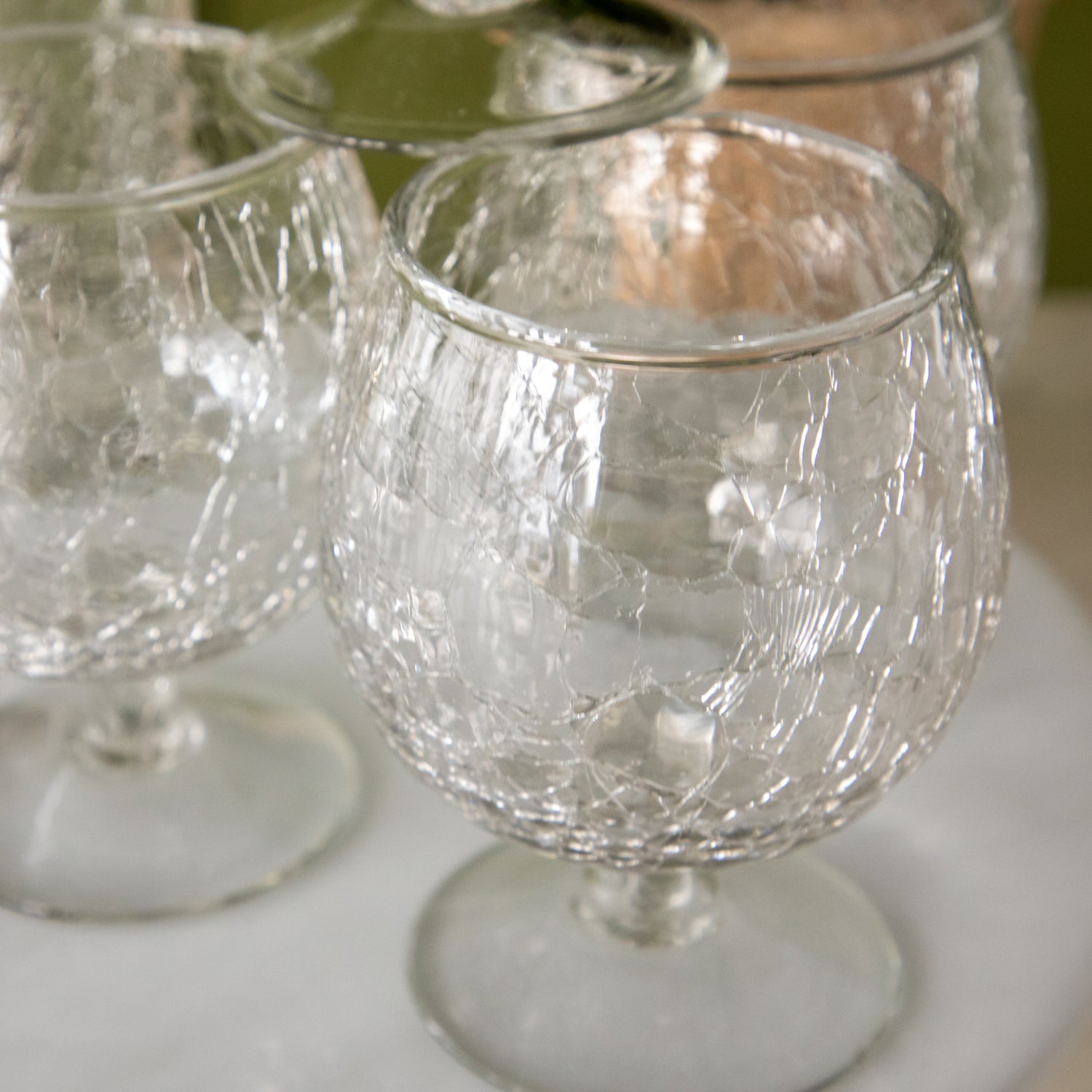 Norwell Goblet on a pedestal.