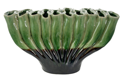 Ceramic Fakir Green Vase