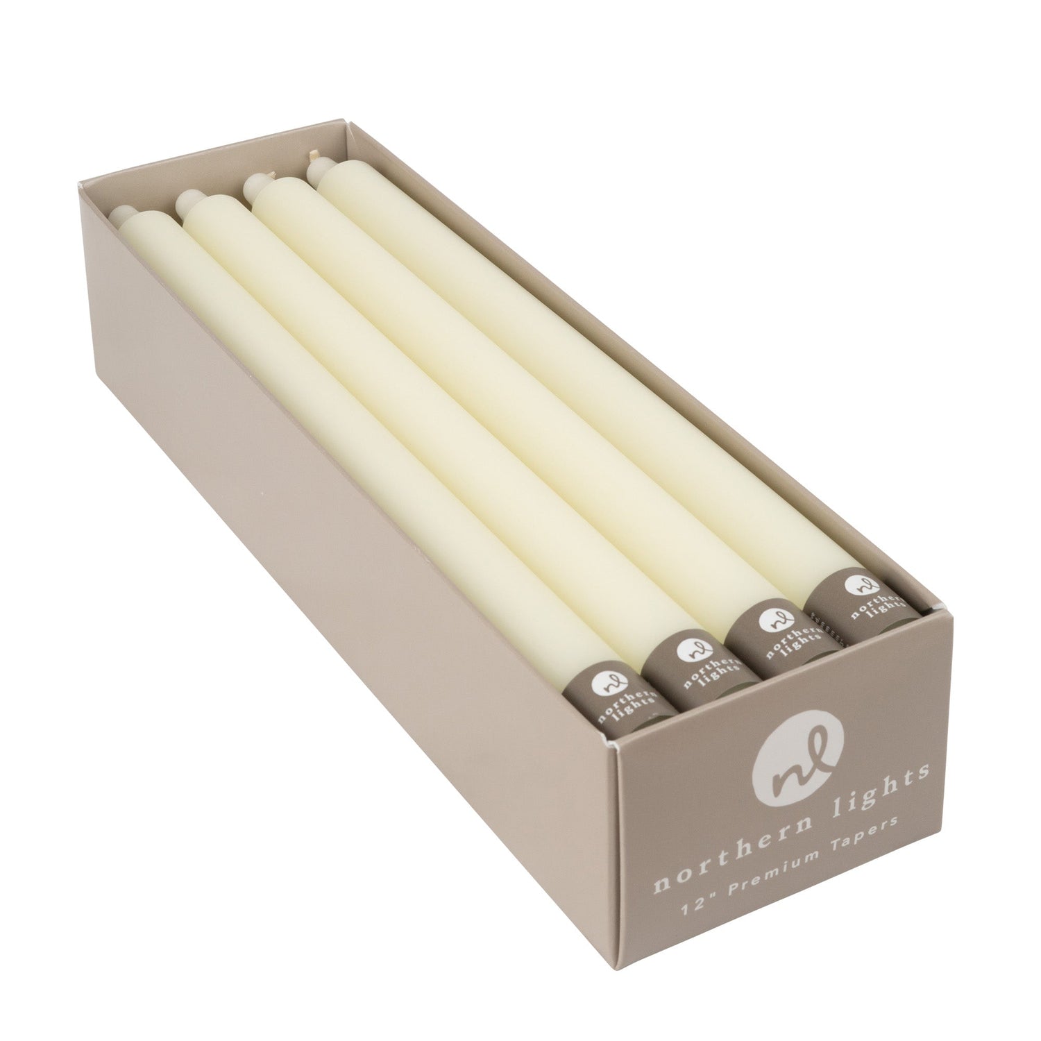 Ivory 12&quot; Taper Candle