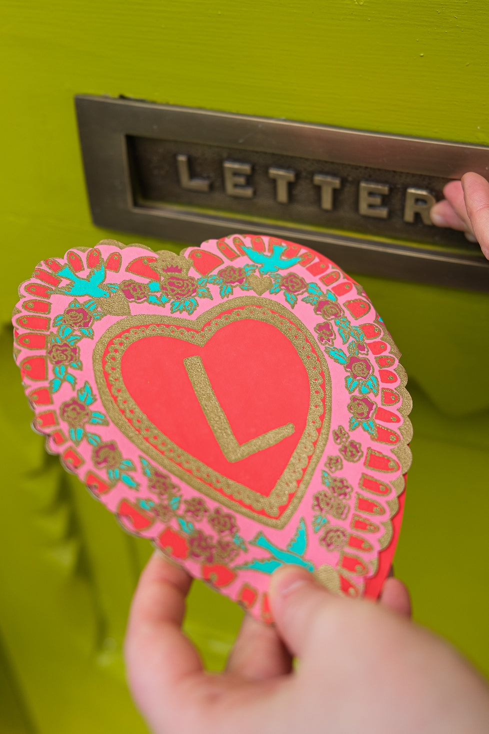 Love Concertina Greeting Card by East End Press. 