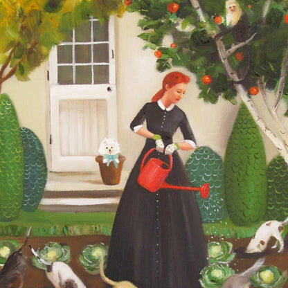 Miss Moon Was a Dog Governess - Lesson Eighteen Small Art Print