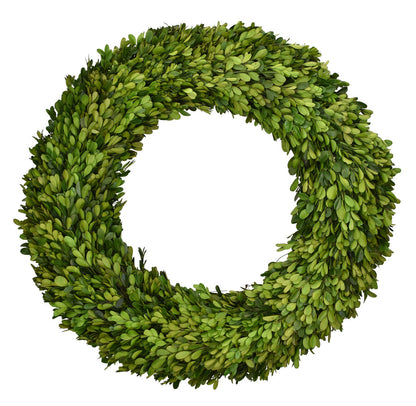 Preserved Boxwood Country Manor Wreaths