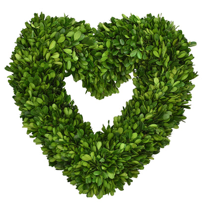 Boxwood Heart Wreath