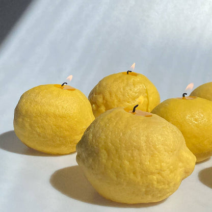 Group of Lemon Candles