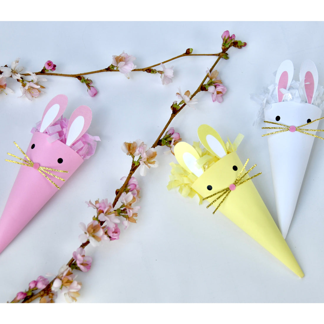 Mini 4&quot; Easter Bunny Surprise Cone