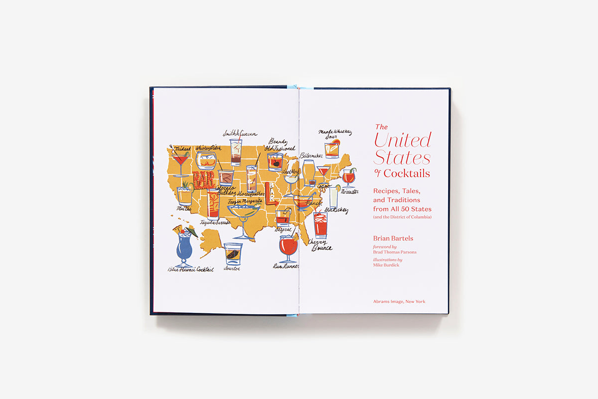 Inside pages of The United States of Cocktails