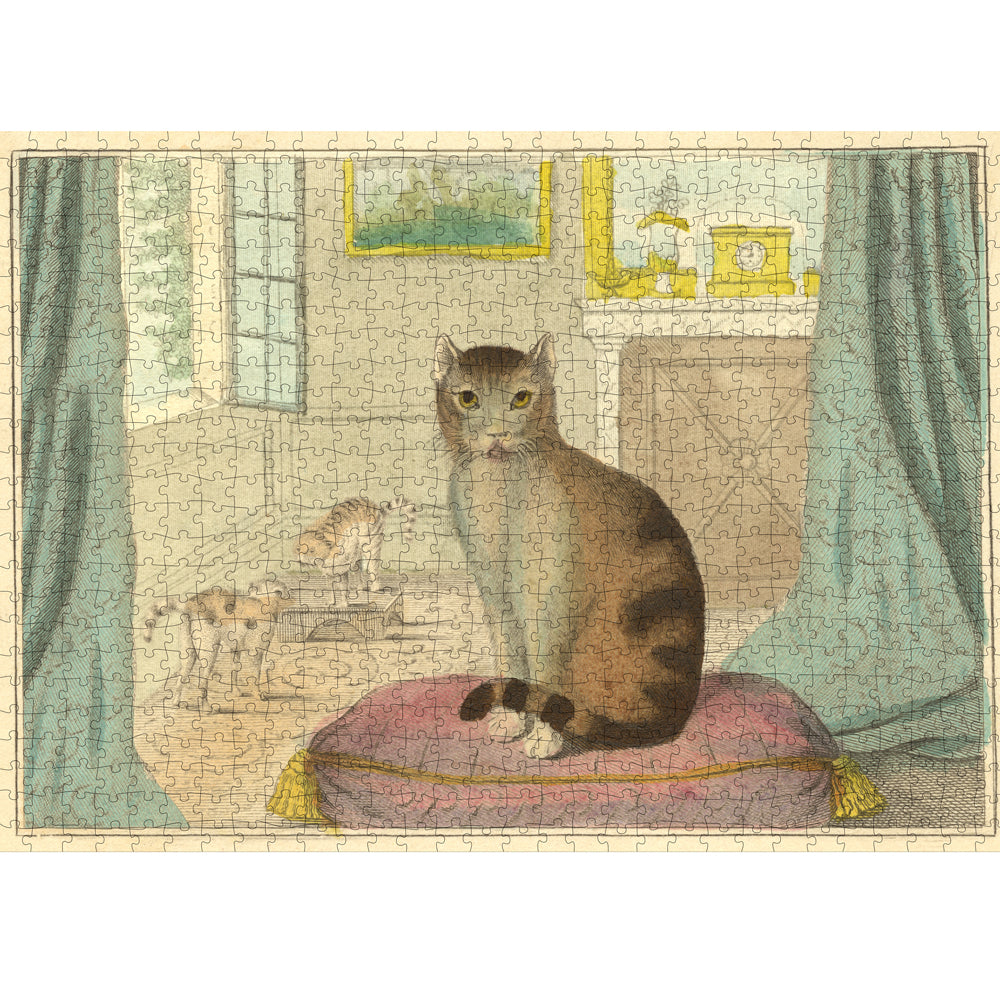 John Derian: Calm Cat 750 Piece Puzzle