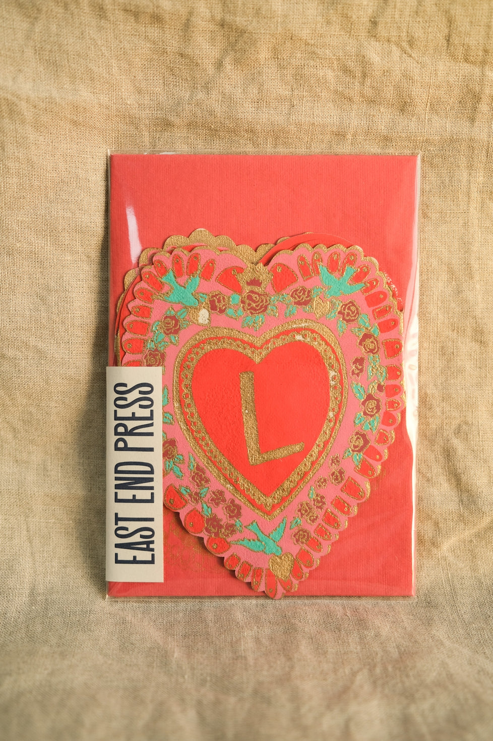 Love Concertina Greeting Card by East End Press. 