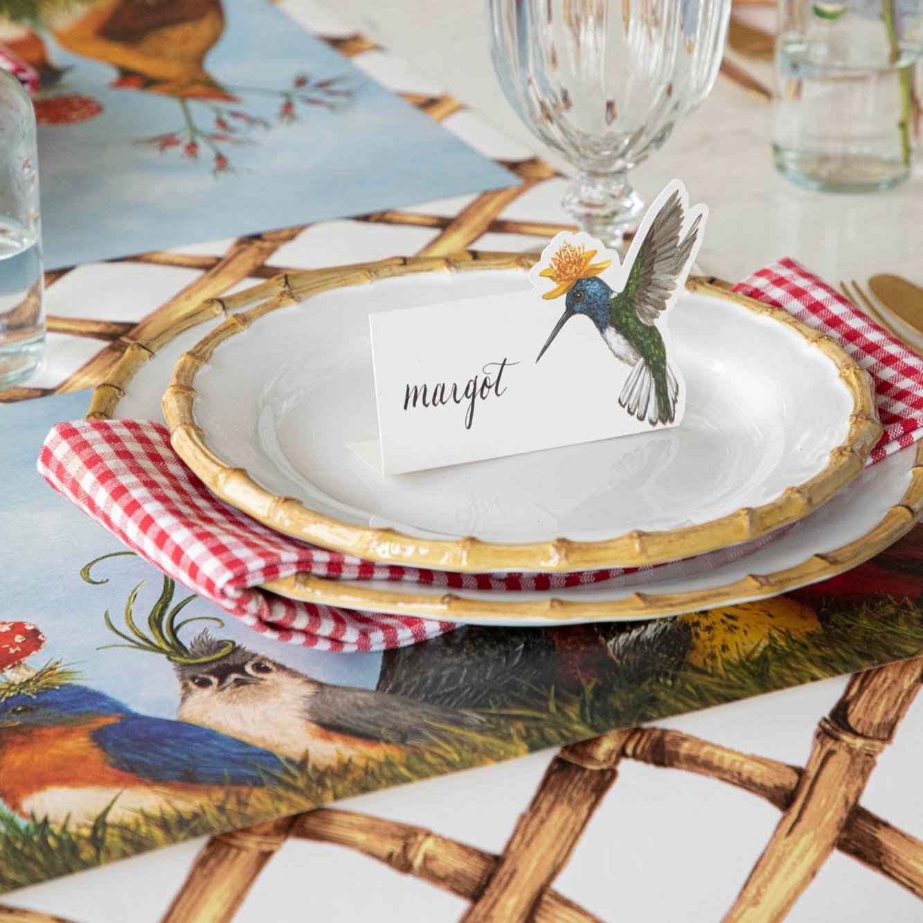 Hummingbird Place Card