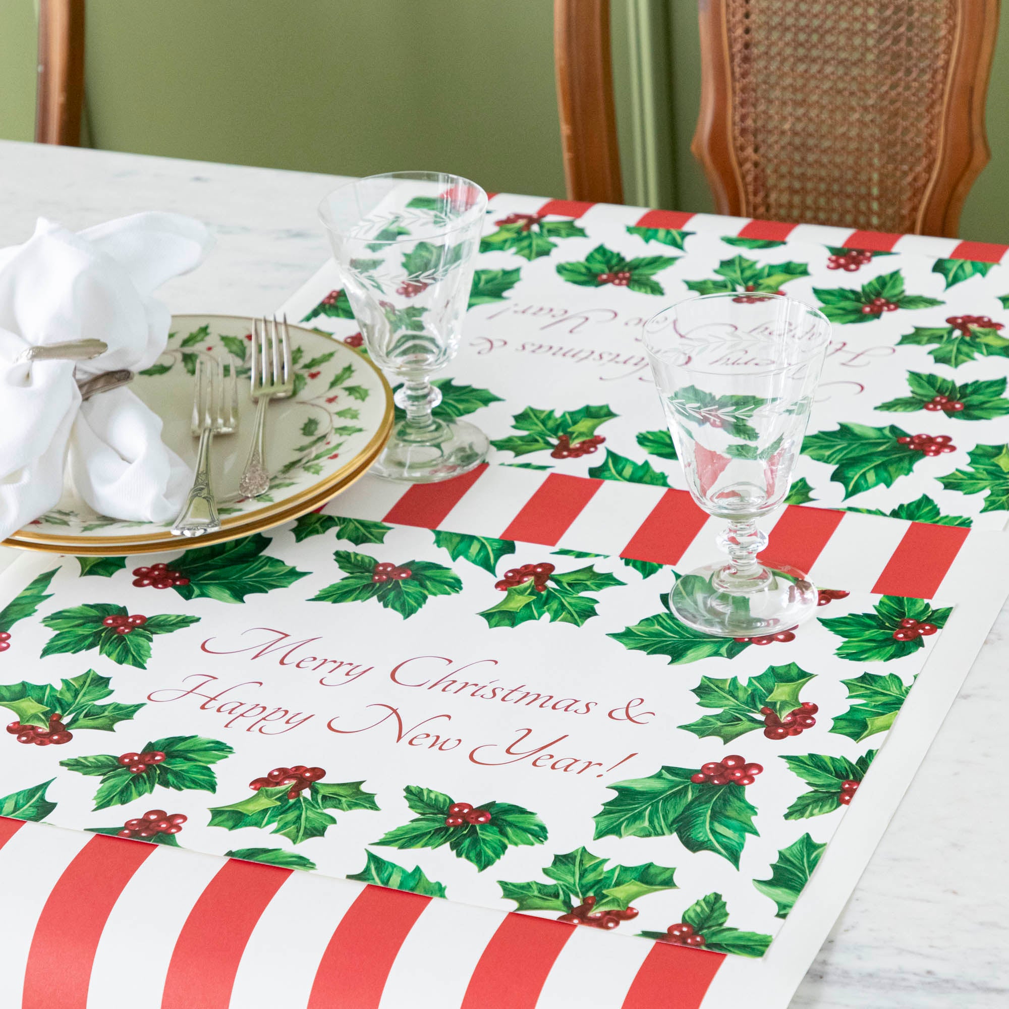 Holly Personalized Placemat