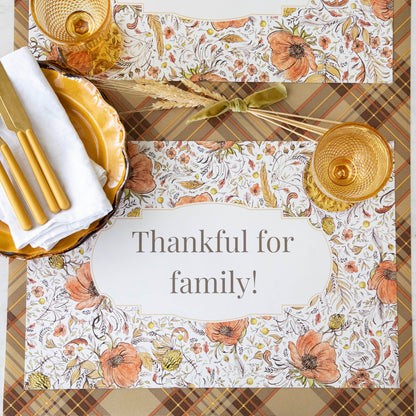 Autumn Arrangement Personalized Placemat