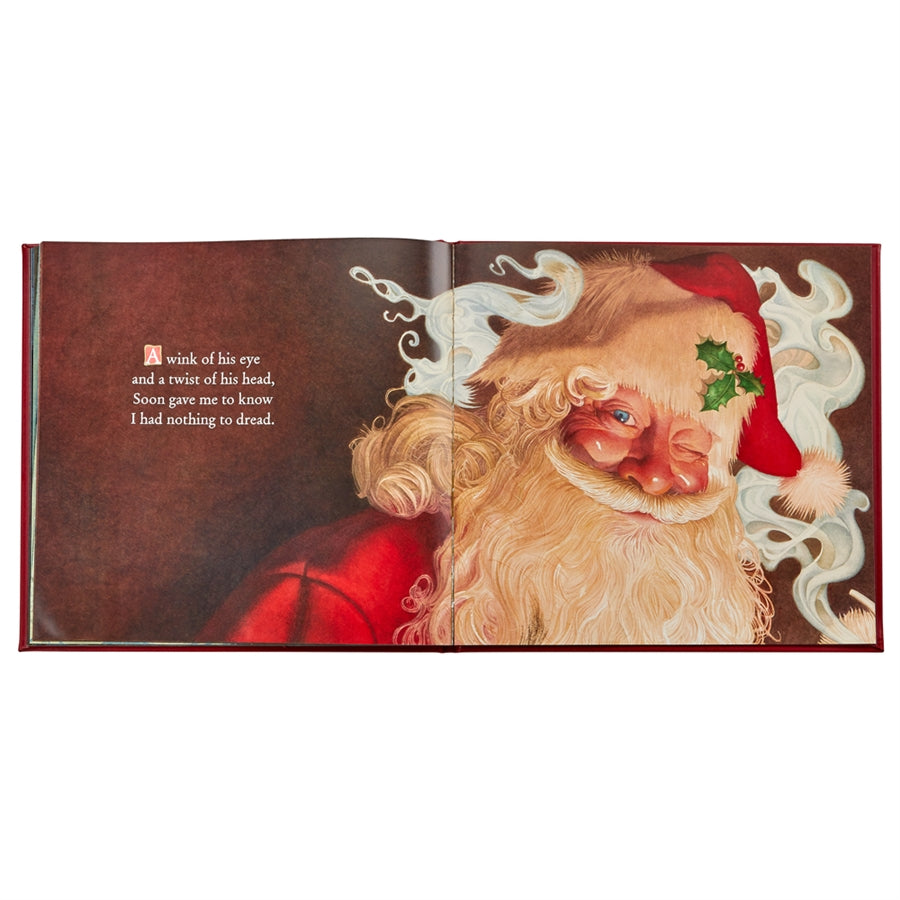 Inside illustration of Night Before Christmas Book