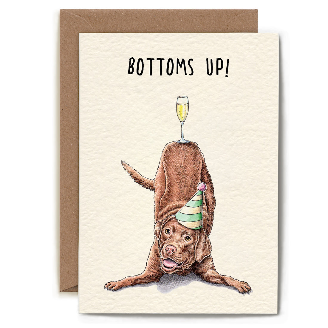 Bottoms Up Greeting Card