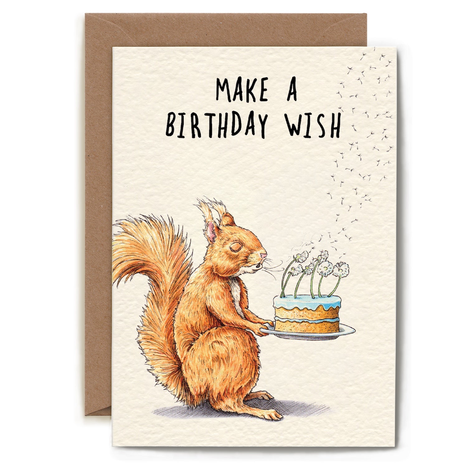 Squirrel Birthday Card