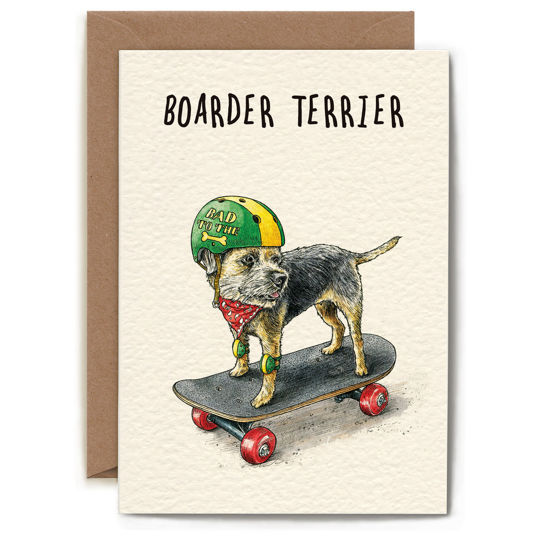 Boarder Terrier Card