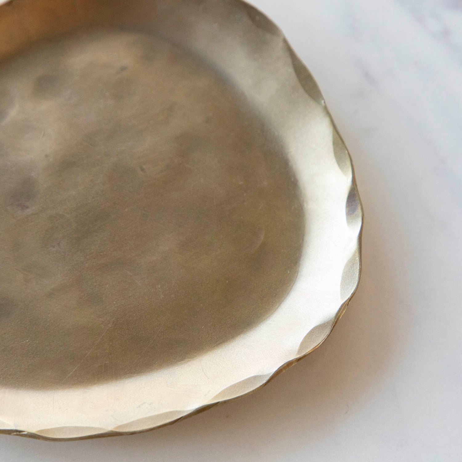 Fika Organic Brass Plate