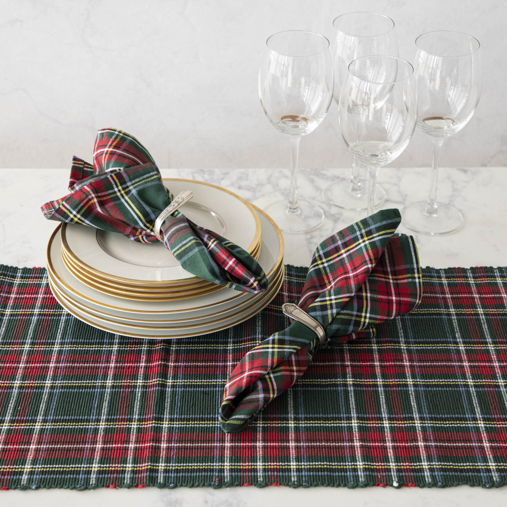 Holiday Plaid Napkins