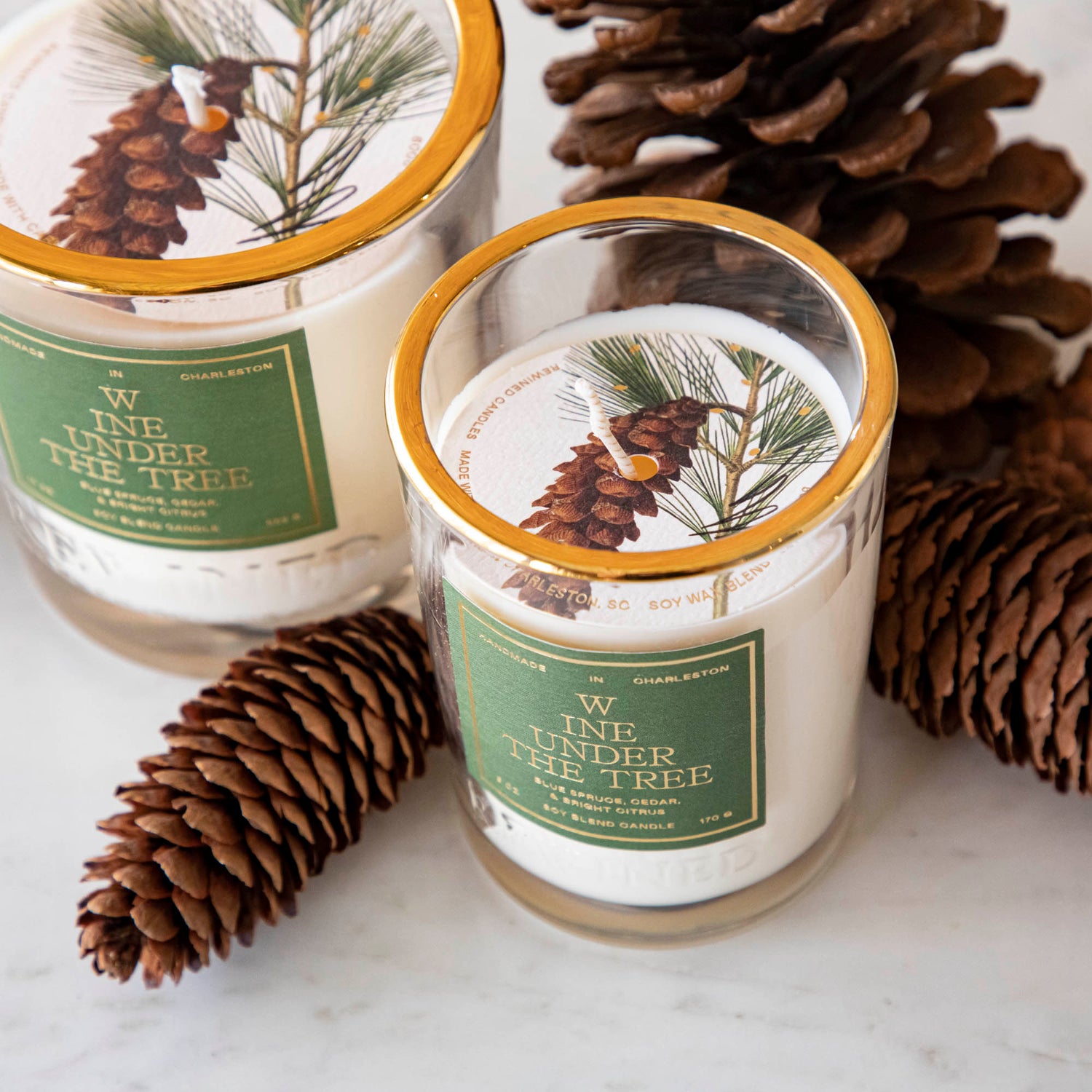 Wine Under the Tree Candle