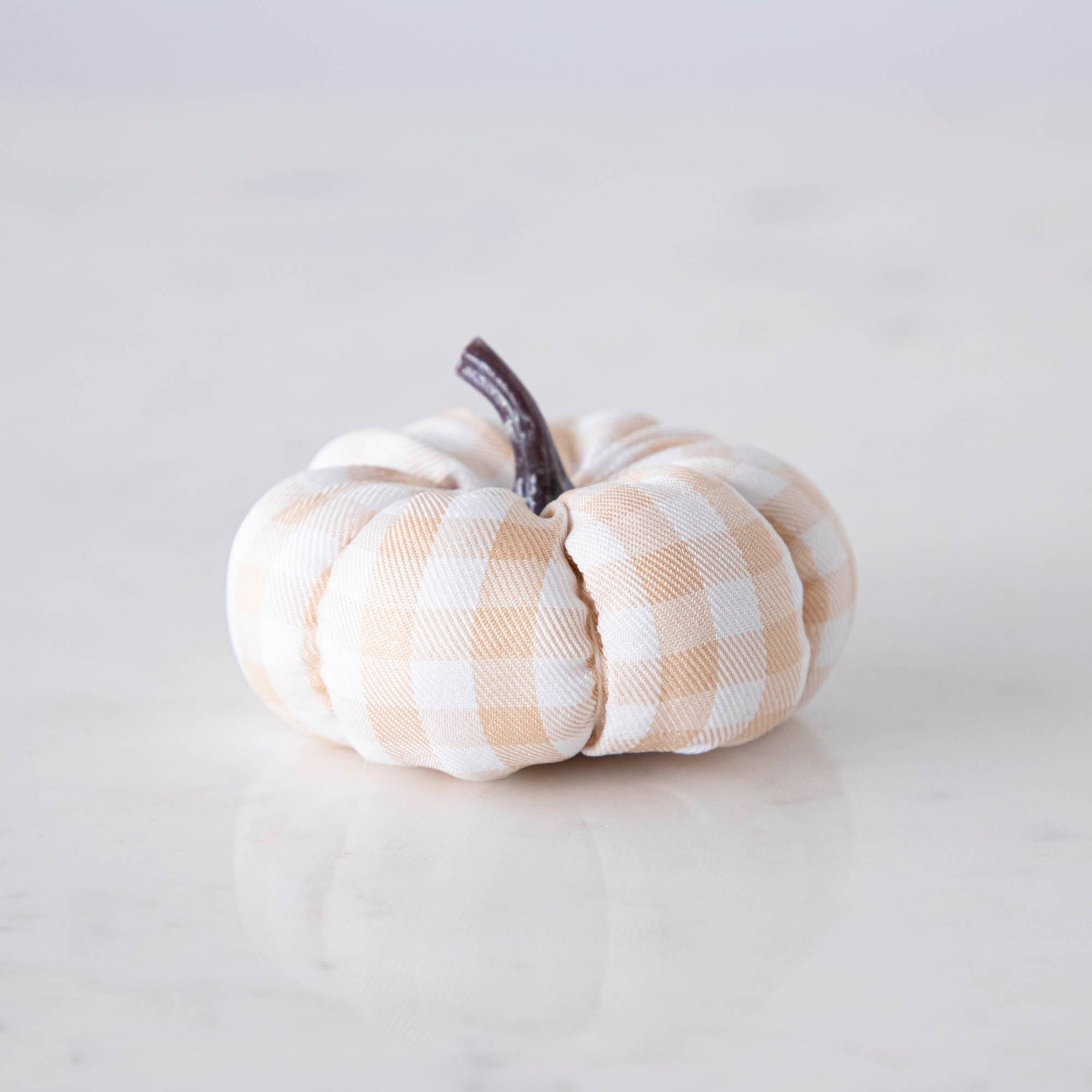 Check Fabric Pumpkin