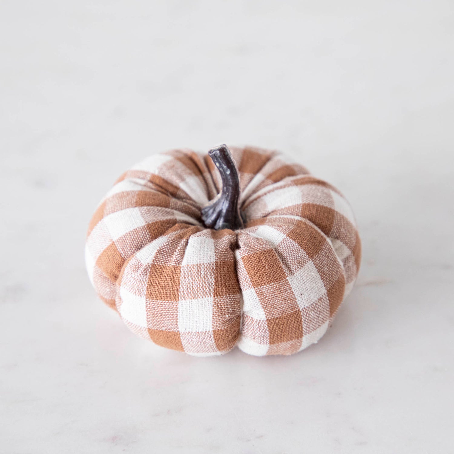 Check Fabric Pumpkin