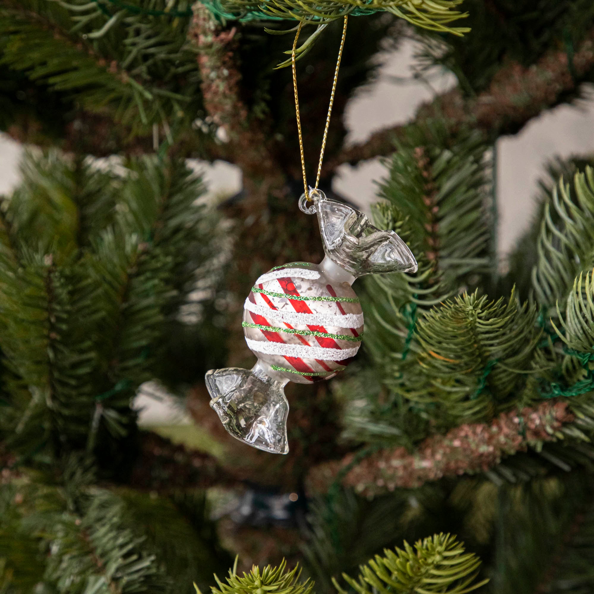 Glass Candy Ornament