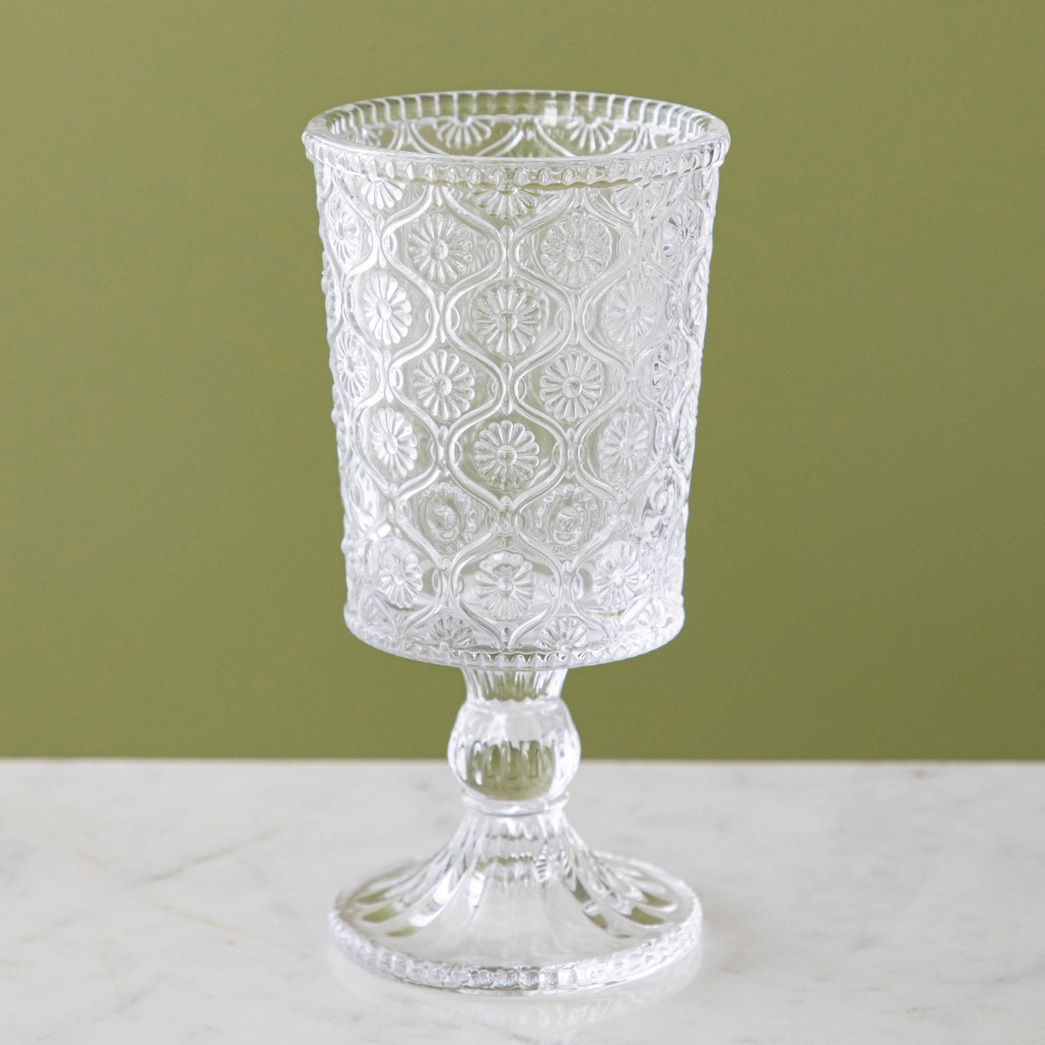 Clear Pressed Glassware