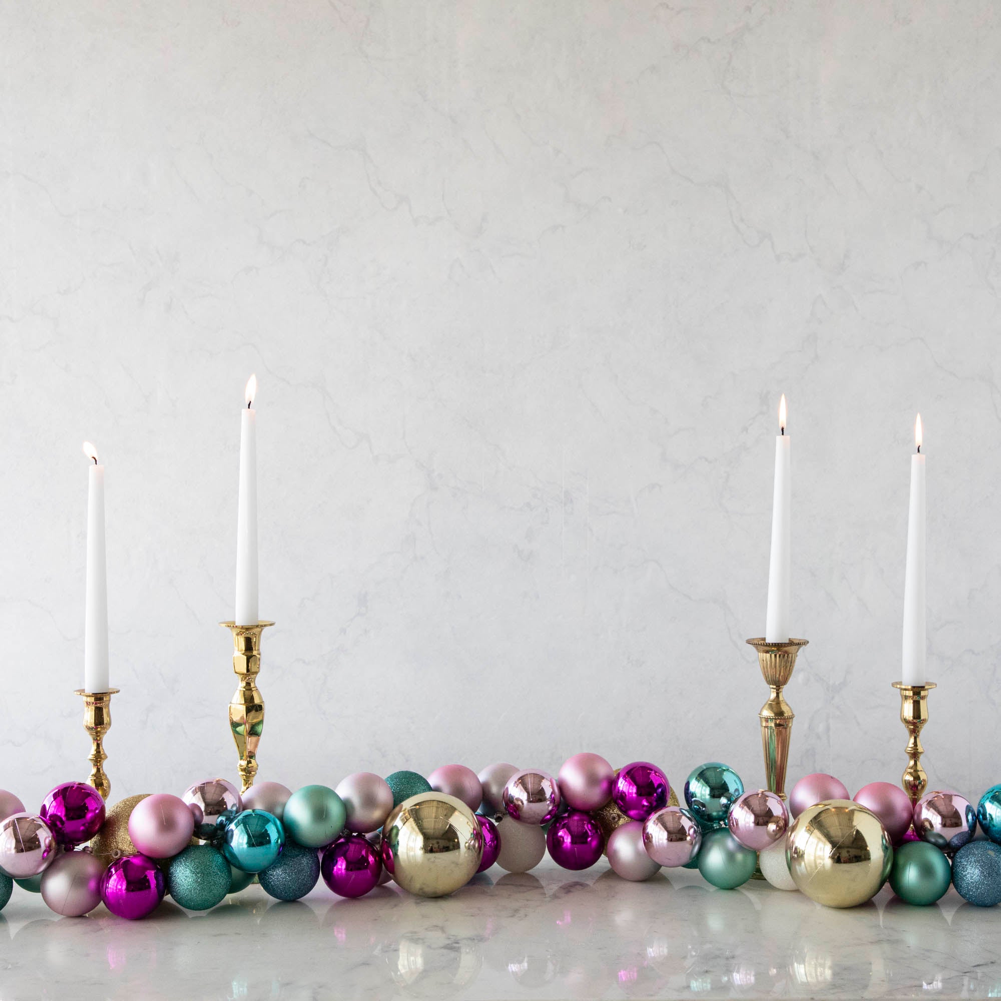 Pastel Collected Ornament Garland